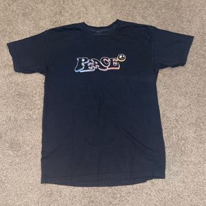 Theme Park Brand Peace T Shirt Black Men's Size Medium
